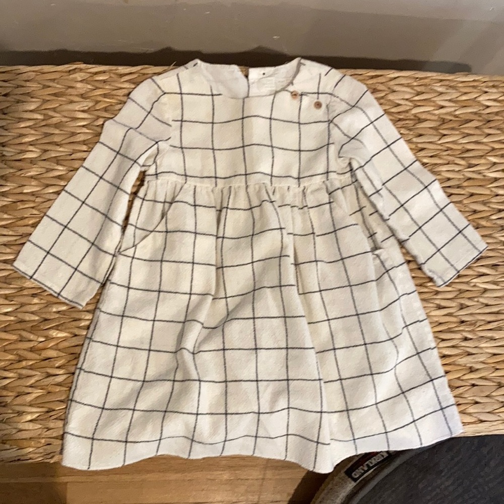 Zara BabyGirl plaid dress